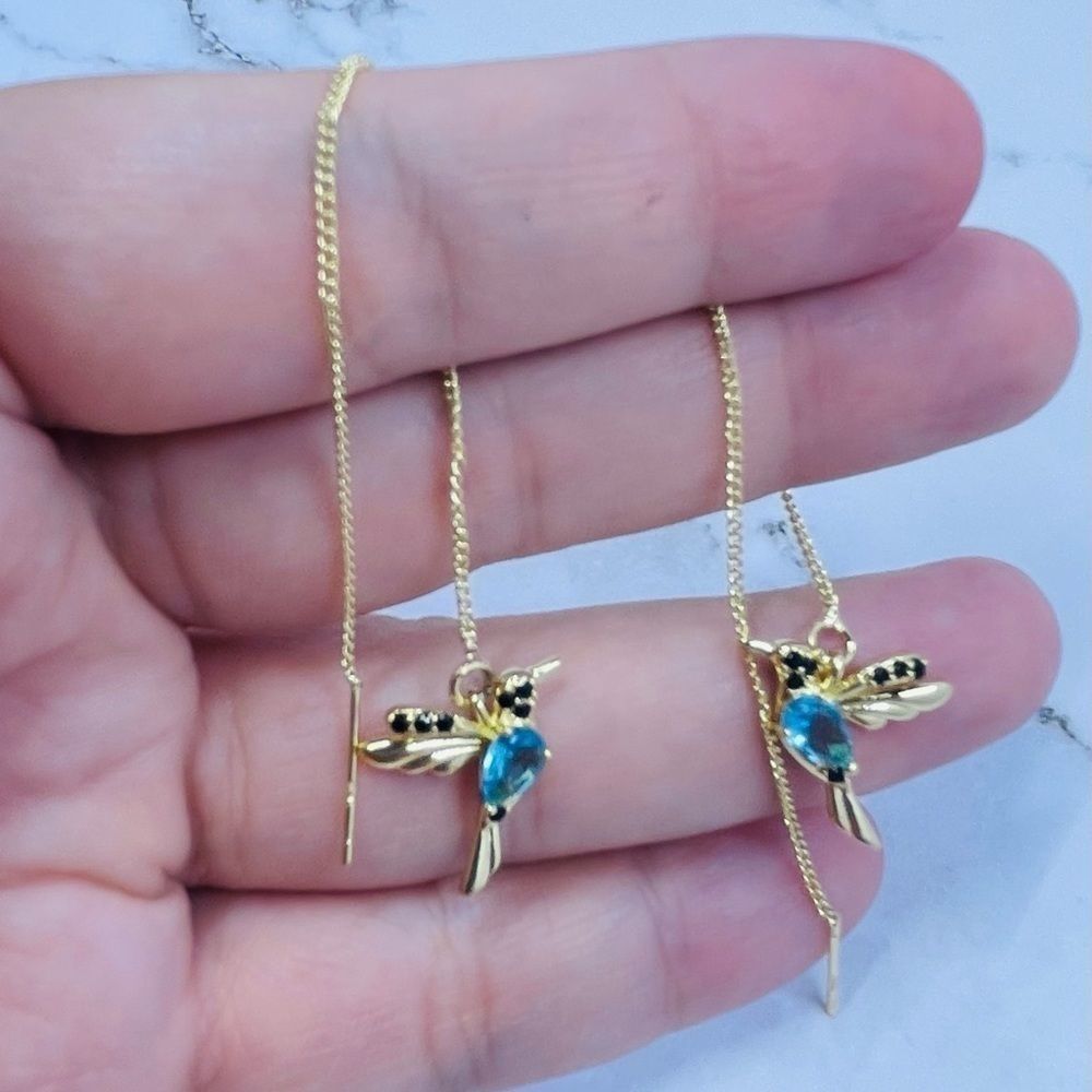 Hummingbird earrings - Picture 4 of 7